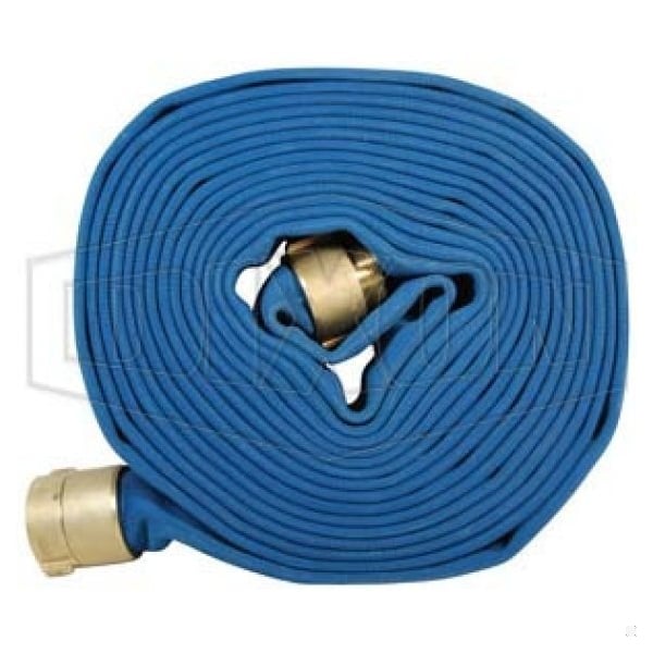 1-1/2 in ID x 50 ft L Water Hose, Blue